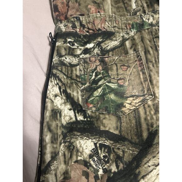 Red Head Camo Insulated Silent-Hide Thermolite Bib Overalls Boys Youth Large - Picture 6 of 11